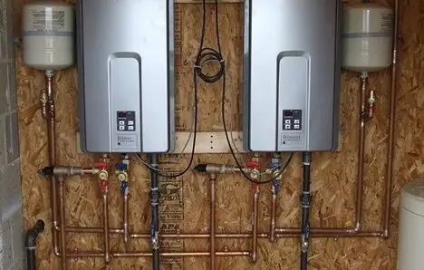 where does hot water come from in a house