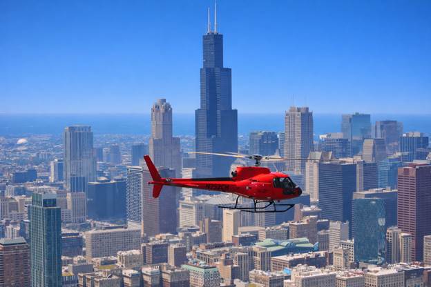Which helicopter has the longest range